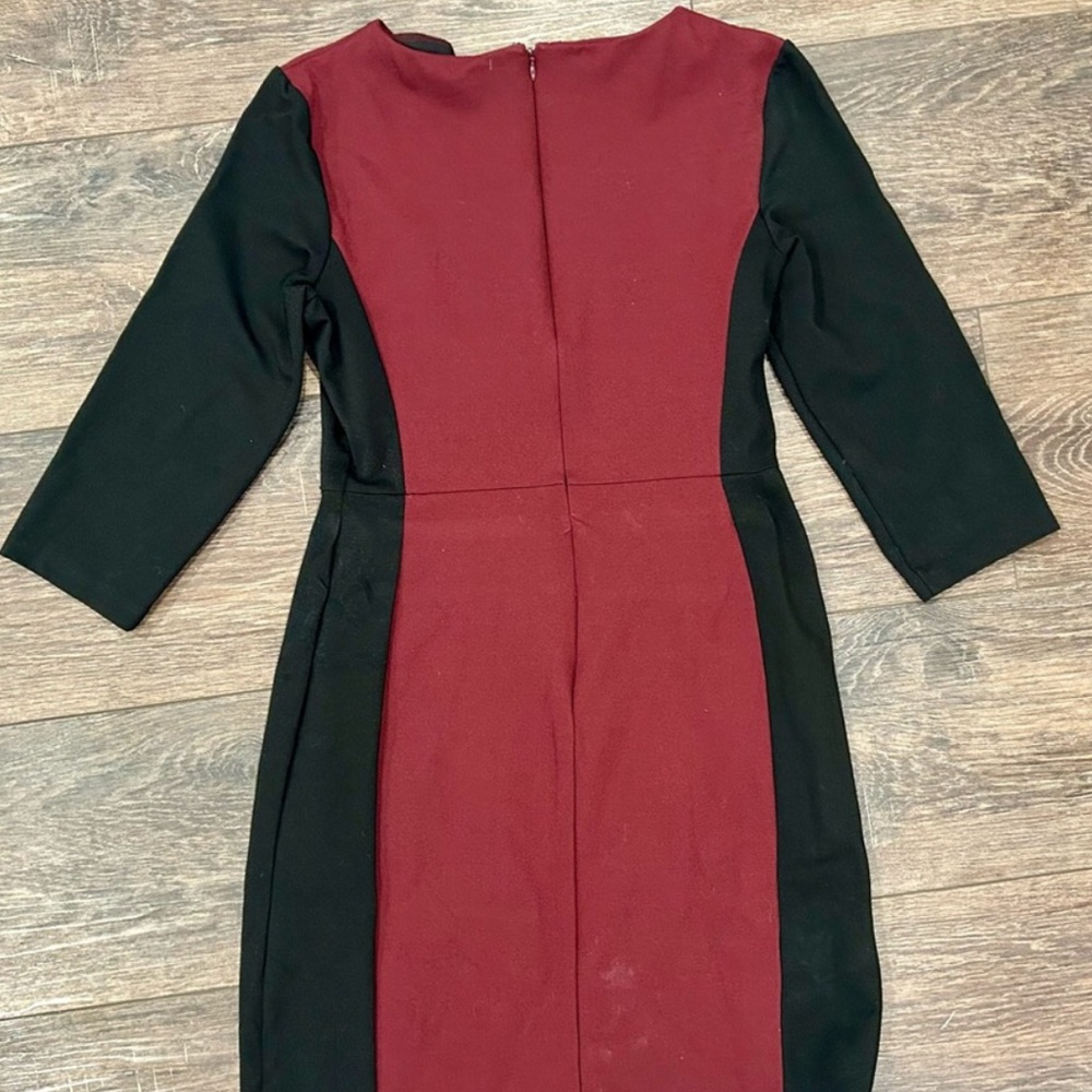 Elegant Black and Red Women's Dress
